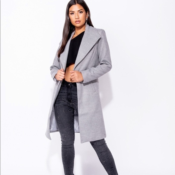 LAST ONE! Gray duster Coat - Picture 4 of 8